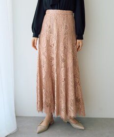 YECCA VECCA スカラップレースマーメイドスカート