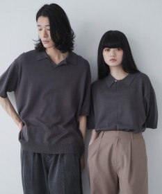 WEGO 【ユニセックス着用ITEM】スキッパーニットポロ