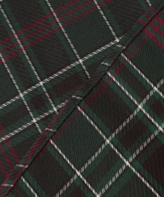 組曲 シアーツイルチェック ハイネックブラウス