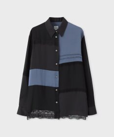 Paul Smith カラーブロック レース ブラウス