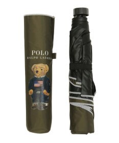 MOONBAT 【軽量】POLO RALPH LAUREN 遮光 晴雨兼用 折りたたみ日傘 無地 ポロベア