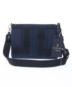 LANVIN en Bleu ミエル パスケース付サコッシュ(ラメ無し)