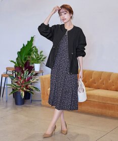 Tiaclasse 【新色追加・洗える】メモリーノーカラードロストブルゾン