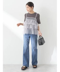 earth music&ecology ロゴソリッドミニマルＴシャツ