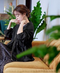 Tiaclasse 【新色追加・洗える】メモリーノーカラードロストブルゾン