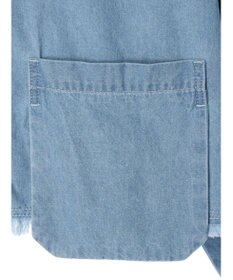 earth music&ecology クロップドポケットポイントシャツ