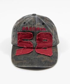 WEGO ナンバリングアップリケキャップ