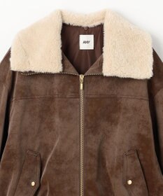 ANY 【2WAY】ボアカラーブルゾン