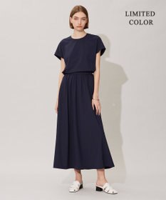 ICB 【接触冷感・UVカット・速乾・洗える】マットスキューバ フレアスカート