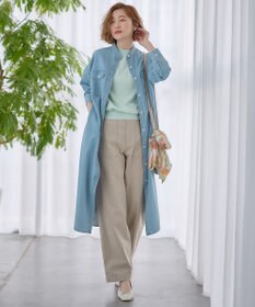 23区 Ratti  ペインティング柄 ロングスカーフ