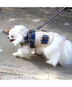 PET PARADISE ペットパラダイス アウター ハーネス ベスト 《チェック柄》 小型犬