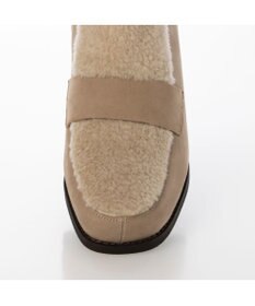 ing <ing>スクエアトゥローファーブーツ