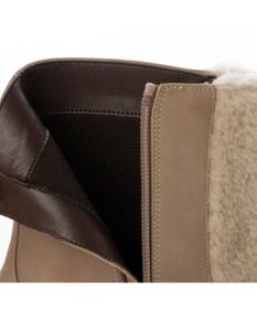 ing <ing>スクエアトゥローファーブーツ