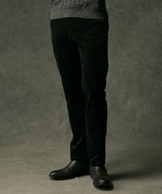 JOSEPH ABBOUD 【キングサイズ・ウエストも伸びる！遠州ファブリック/オーガニックコットン】ソフトコーデュロイ パンツ