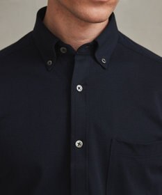 GOTAIRIKU 【吸汗速乾】クールマックス鹿の子 半袖ビズシャツ_ボタンダウン