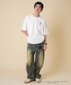 WEGO 【新柄追加/E.T/ユニセックス着用ITEM/SMLサイズ展開】E．T．グラフィックT（S）