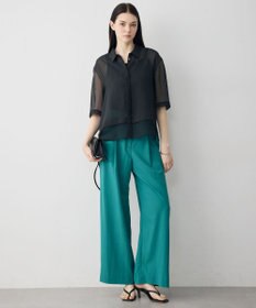 ICB Ry/Liバイオストレッチ ワイドパンツ