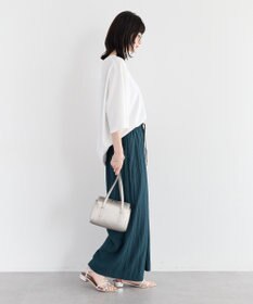 YECCA VECCA 【UVカット/遮熱/接触冷感】COOLタックワイドパンツ