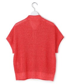 23区 【先行予約】ピュアリネン ハーフスリーブ ポロニット