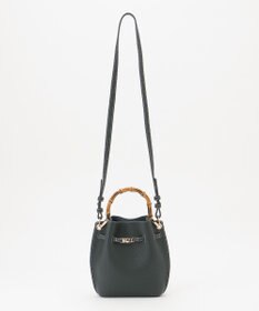 23区 バンブーハンドルミニショルダーバッグ