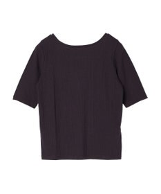 Green Parks 前後２ｗａｙリブ５分袖プルオーバー