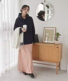 WEGO 【ユニセックス着用ITEM/裏起毛】リラックスフィットスウェットプルパーカー