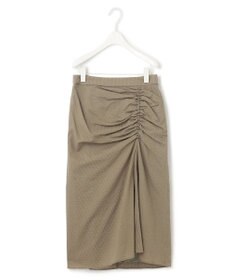 ICB L 【洗える】コットンリップル ナロースカート