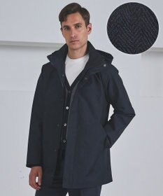 GOTAIRIKU 【仕事で着用可】ラスタードビー フーデッドブルゾン_地柄(24/25年モデル)