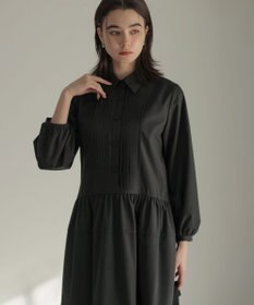 組曲 ソフトクロスピンタック ワンピース