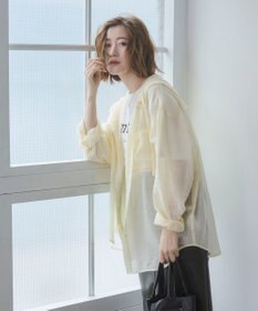 WEGO 【2026年春夏新作】シアーフードシャツ