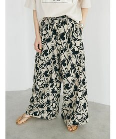 CRAFT STANDARD BOUTIQUE アートフラワーシャーリングパンツ