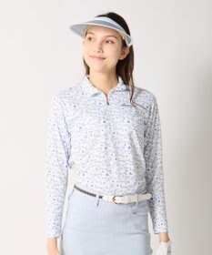 FILA GOLF／marie claire 【marie claire SPORT】 ハーフZIP長袖シャツ