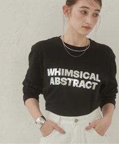 WEGO 【ANGIE VINTAGE】フロッキープリントロゴロンT