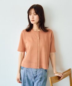 YECCA VECCA 半袖シアーカーディガン