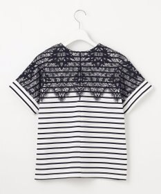 自由区 【洗える】レース Tシャツ