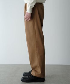 UNFILO MENS ウールライク ワイドパンツ