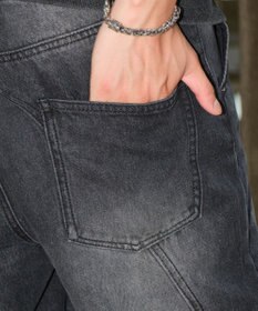 WEGO 【ユニセックス着用ITEM】スウィッチングフレアデニムパンツ