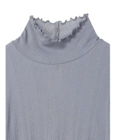 earth music&ecology コットンシアータートルネックプルオーバー