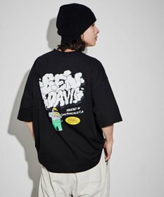 WEGO 【ユニセックス着用ITEM/綿100％/SMLサイズ】別注ベンデイビスプランプロゴT