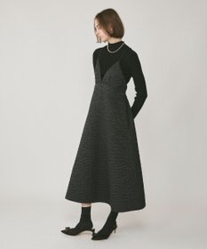 GRACE CONTINENTAL エンボスキャミワンピース