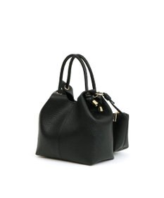 UNBILLION カシュカシュ cachecache / ポーチ付きノットハンドル2wayシボトート