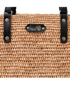 IBIZA ラフィア　セミショルダーバッグ