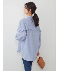 AMERICAN HOLIC フリルバンドカラーシャツ