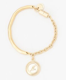 J.PRESS LADIES 【WEB限定・リバーシブル】 イニシャルコイン ブレスレット