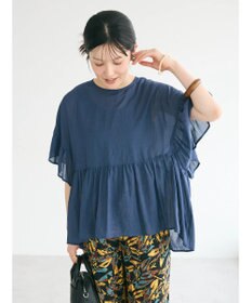 CRAFT STANDARD BOUTIQUE ウ゛ィンテージボイルティアード切替ブラウス