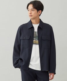 UNFILO MENS 【OCEANS YouTube 掲載/男女兼用】WOOL TOUCH 機能美シャツブルゾン