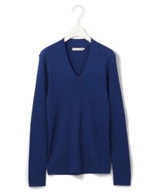 ICB 【新色追加・洗える】エクストラファインメリノ Vネックプルオーバー