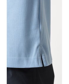 DAKS スーピマカノコ ラインジップアップポロ