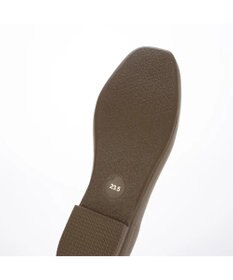 ing <ing>【WEB限定】【サスティナブル】スクエアトゥVカットフラットパンプス