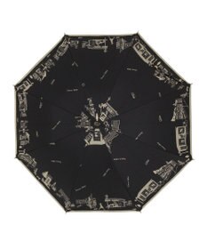 MOONBAT DAKS(ダックス) 晴雨兼用日傘 長傘 街並み フワクール生地使用